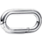 Pandora ME Rectangular Openable Link - Silver