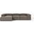 Westwing Collection Lennon Greige Sofa 327cm 3 personers