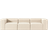 Westwing Collection Lena Light Beige Sofa 287cm 4 personers