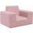 vidaXL Barnsoffa Rosa Mjuk Plysch