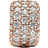 Pandora Sparkling Pavé Triple Row Charm - Rose Gold/Transparent