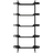 Westwing Collection Taru Black Matte Reolsystem 90x180cm