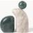 Westwing Collection Nati Dark Green/Light Beige Dekoration 2st