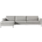 Westwing Collection Cucita Grey Soffa 302cm 4-sits