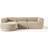 Westwing Collection Natalie Teddy-Bouclé Dark Green/Dark Beechwood Soffa 283cm 3-sits