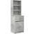 vidaXL 861313 Concrete Grey Sängbord 35x39cm