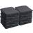 Argon Tableware Square Slate Coasters 10 cm Pack of 24 Coaster 10cm