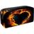 VAPOKF Spades Card in Fire Flames Pencil Case