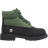 Timberland Junior Premium 6-Inch Lace-Up Waterproof Boot - Black/Green