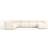 Westwing Collection Sofia Off White Soffa 404cm 5-sits