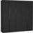 Westwing Collection Leon Black Garderobeskab 250x236cm