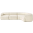 Westwing Collection Sofia Off White Soffa 312cm 4-sits