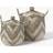 Westwing Collection Mija Beige/Gray/Black Korg 45cm 2st