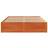 vidaXL Solid Wood Sängram 183.5x203.5cm