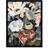 ARTERY8 Anemone Flowers After Storm Black Framed Art 23.4x32.3cm