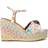 Kurt Geiger Floral Couture Wedge Heel - Multicolour