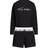 Tommy Hilfiger Heritage Logo T-Shirt And Shorts Pyjama Set - Black