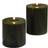 Veli Line Wax Olive Green LED-lys 21.3cm 2stk