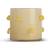 Byon Arlo M Ø15 cm Beige Yellow Candle Holder