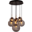 By Rydéns Laura Black/Smoke Grey Pendellampa ∅ 53cm