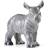 Royal Copenhagen Rhinoceros Grey Prydnadsfigur 12cm