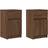 vidaXL 861332 Brown Sängbord 35x39cm 2st