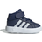 adidas Infant Grand Court Mid - Dark Blue/Halo Blue/Silver Metallic