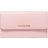 Michael Kors Jet Set Travel Crossgrain Leather Tri Fold Wallet - Powder Blush