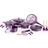 Royalty Line Cuisson Complète Effet Marbre 17 Pièces Tous Feux Violet Batterie de cuisine avec couvercle 13 Pièces