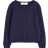 H&M Kid's Fine Knit Cotton Cardigan - Navy Blue (0924139001)