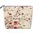 QGWDYYJQ Japanese Spring Makeup Bag - Black