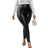 Shein NU&NOW Plus Solid Patent Leggings