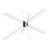 vidaXL 4013117 White Bordsben 73cm