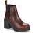 Dr. Martens Spence Leather Flared Heel Chelsea Boots - Dark Brown