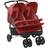 vidaXL Carrito Para Gemelos de Acero