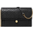 Tory Burch T Monogram Chain Wallet - Black