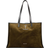 Alexander McQueen Elegant Tote Bag with Pendant - Brown