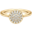 Julie Sandlau Glory Ring - Gold/Transparent