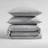 Calvin Klein Cotton King Duvet Cover Blue, Grey (271.8x233.7cm)