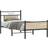 vidaXL Bed Frame Single 90x190 cm Sonoma Oak Engineered Wood
