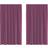 vidaXL Voile-gardiner Med Løkker 140x140 cm Lilla 2 Stk 140x140cm