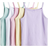 H&M Kid's Jersey Vest Tops 5-pack - Light Yellow/Pink/Purple (0750623050)