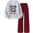 Shein 2pcs/Set Teen Girls Casual Cartoon Print Sweatshirt And Plaid Pants Outfit, Autumn/Winter