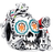 Pandora Disney Pixar Coco Miguel & Dante Skull Glow In The Dark Charm - Silver/Multicolour