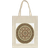 VAPOKF Reusable Grocery Tote Bag - Round Mandala Floral Pattern