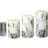 Dacore Block Candle Black/White LED-lys 12.5cm 3stk