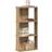 vidaXL Engineered Wood Oak Bokhylla 120cm
