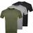 Polo Ralph Lauren Short Sleeve T-shirts 3-pack Men - Grey/Green/Black