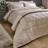 Catherine Lansfield Damask Jacquard Sängöverkast Guld, Beige (260x240cm)