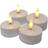 Cozzy Large Tea Light White LED-ljus 2.5cm 4st